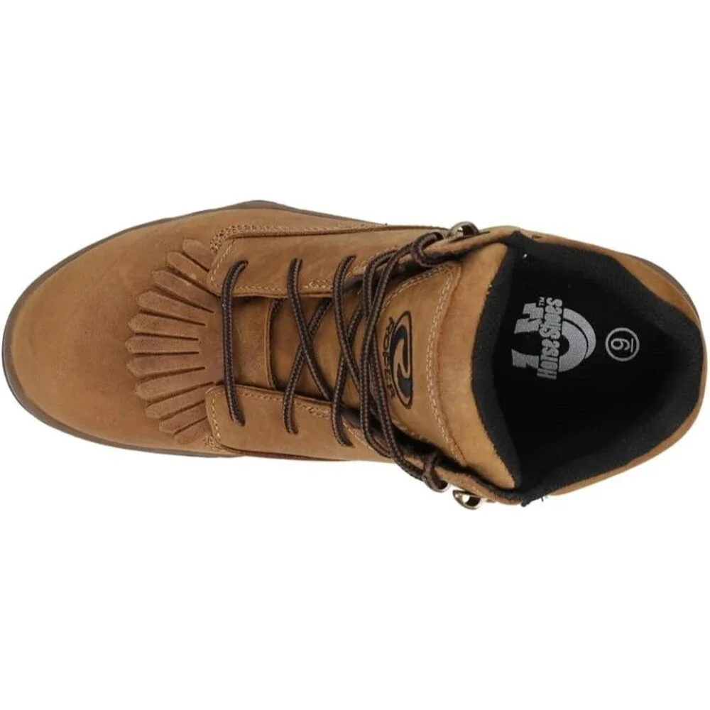 Roper Horse Shoes Kiltie Boots Cowboy Brown Leather Lace Up  Men's  Size 7 - NEW